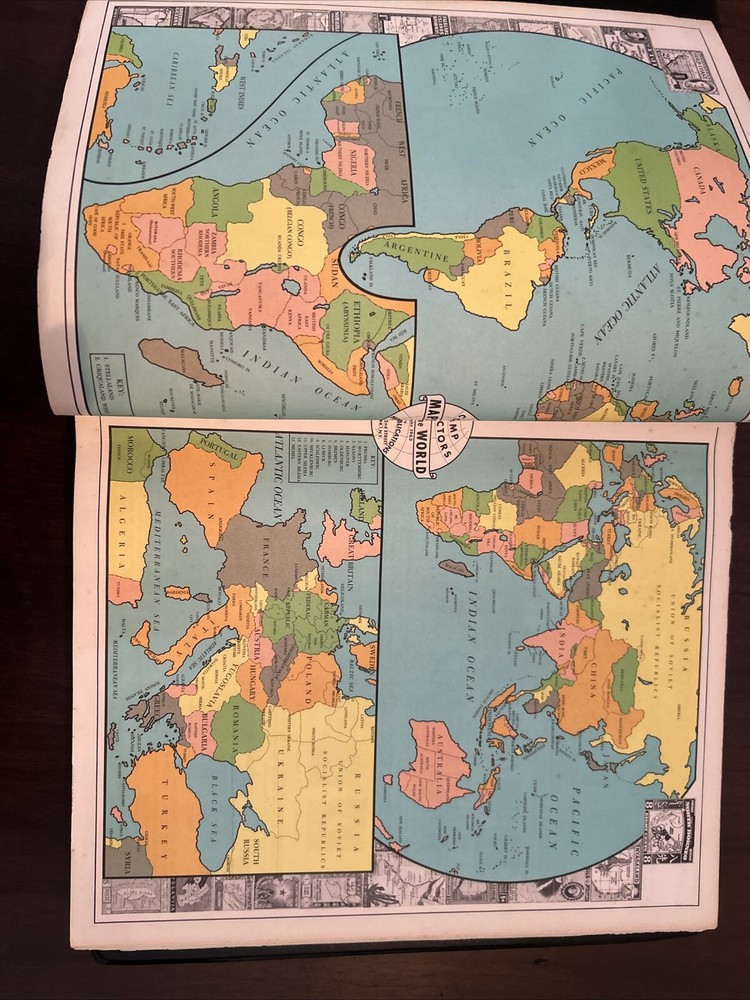 Minkus New World Wide Stamp Album 1970 Very Good Cond. 378 Pages w/ Some Stamps