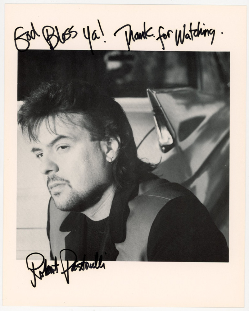 Robert Pastorelli - Signed B&W Photograph
