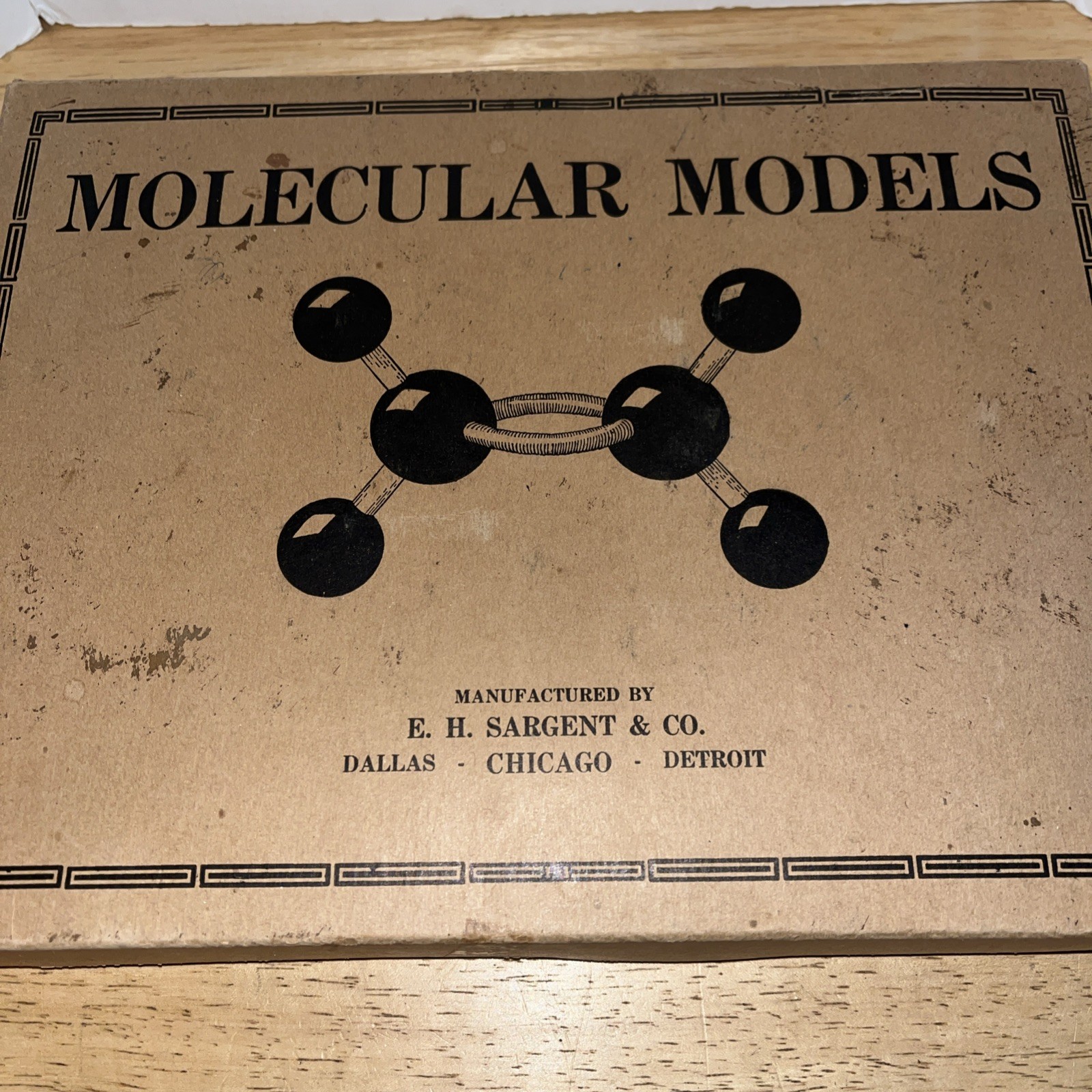 Vintage 1920s E. H. SARGENT & Co. MOLECULAR MODEL Sets S-61815 Science