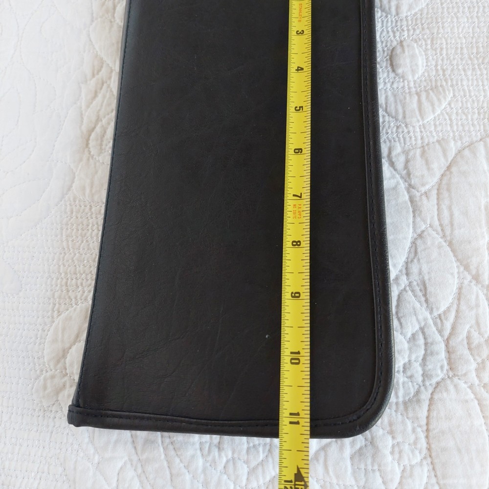 VTG Case Logic 10 CD Disc Visor Holder Hook & Loop Closures & 5 CDs/DVD Untested