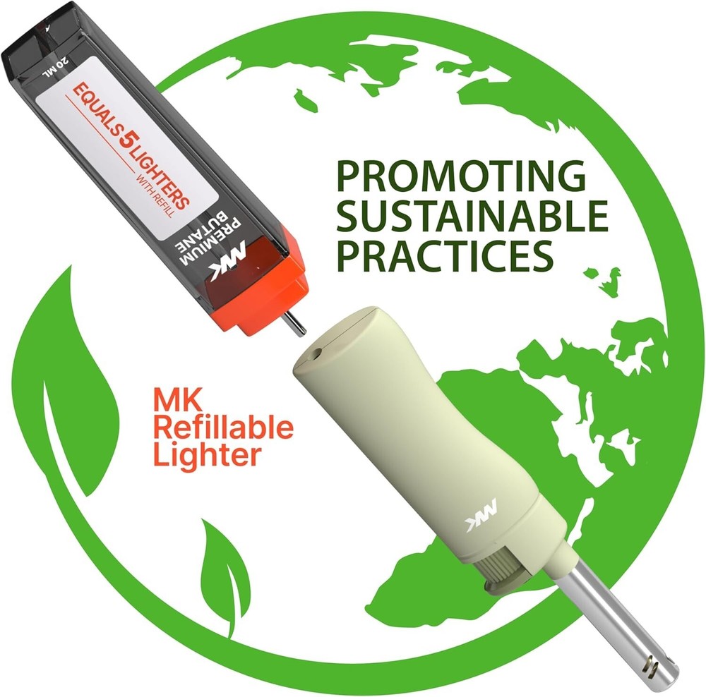 10-PACK MK Lighter Range Series, Pastel Set, Windproof (00841)