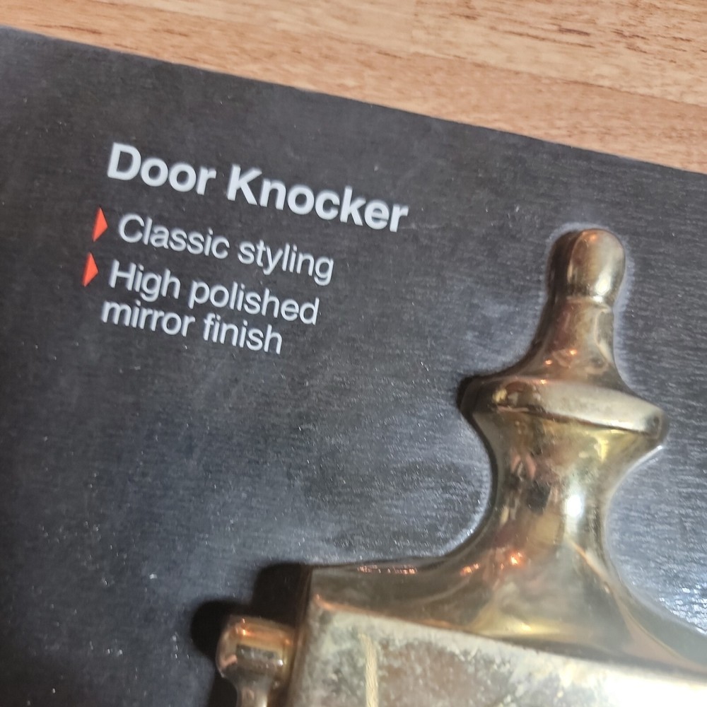 Stanley Brass Door Knocker and Viewer