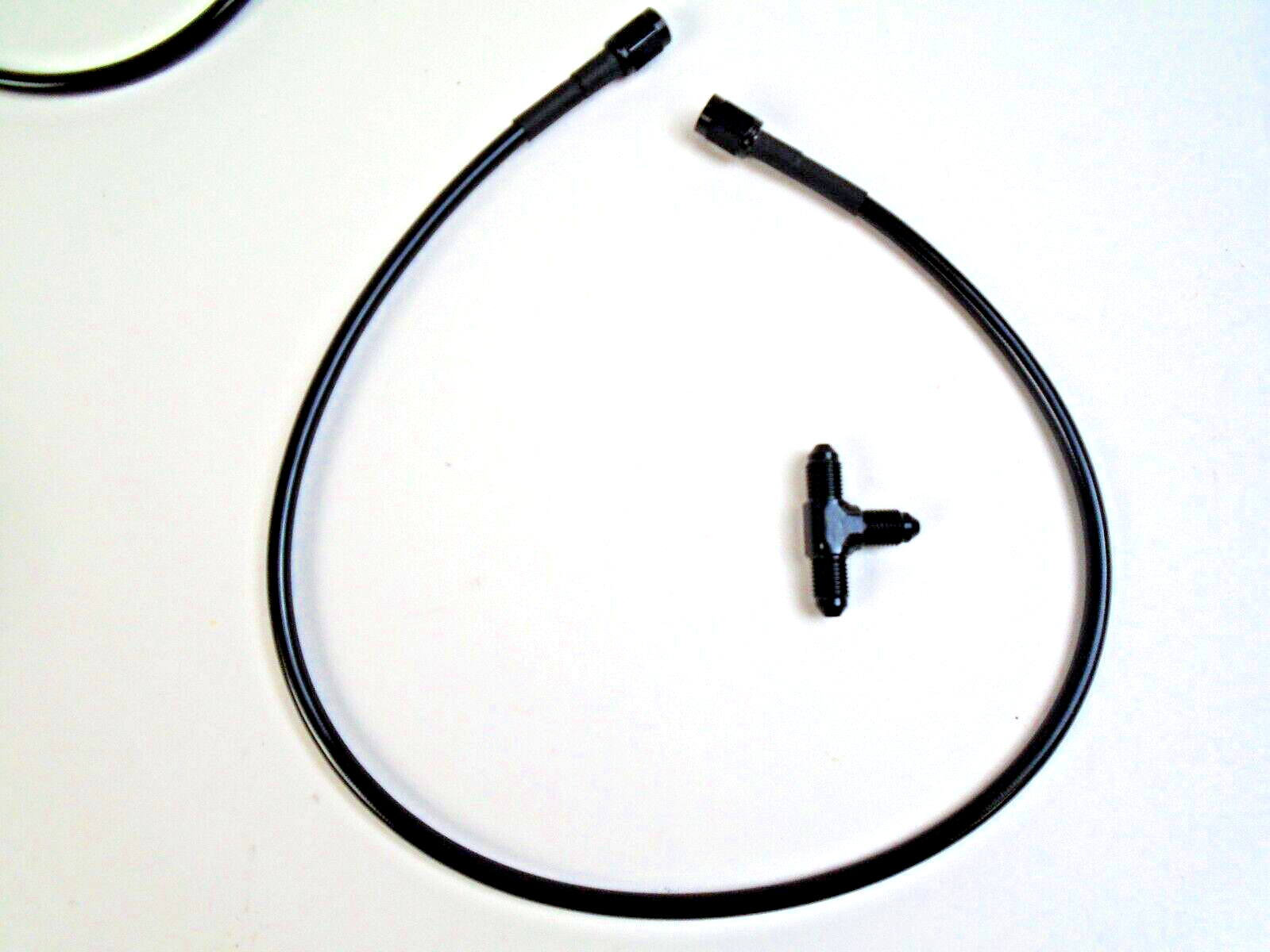 Sprint Car Brake Line Car Kit Black Alum Ends With -2 AN Hose And -3 ends