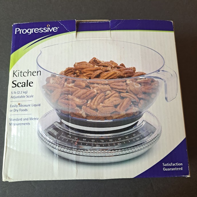 Progressive Kitchen Scale 5 lb Adjustable Standard & Metric Measurements