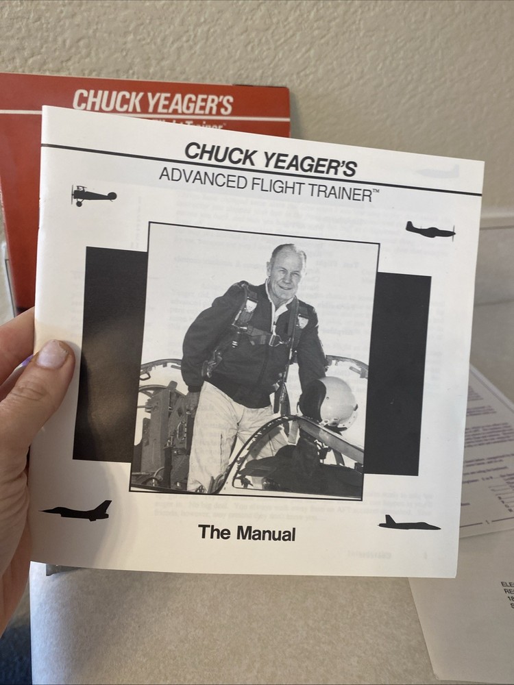 Commodore64 Chuck Yeagers Advanced Flight Trainer Commodore 64