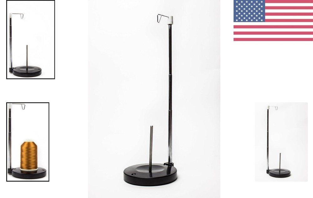 Adjustable Single Thread Spool Holder - Stand Alone for Sewing, Embroidery, Q...