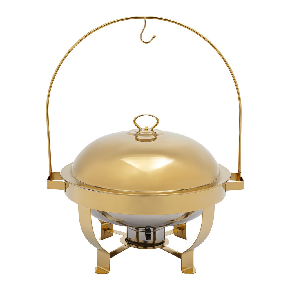 Gold Chafing Dish Buffet Set, Buffet Servers, Round Buffet Sets