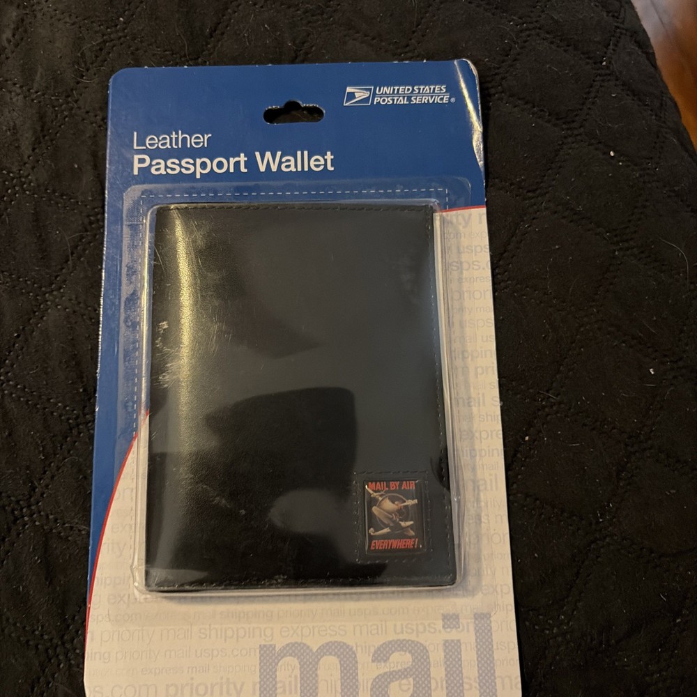 Leather Passport Wallet USPS