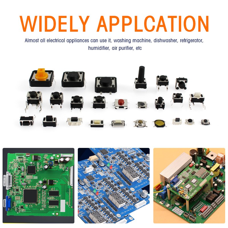 125/140PC Micro Momentary Tactile Switch SMD & DIP Touch Push Button Tact Switch