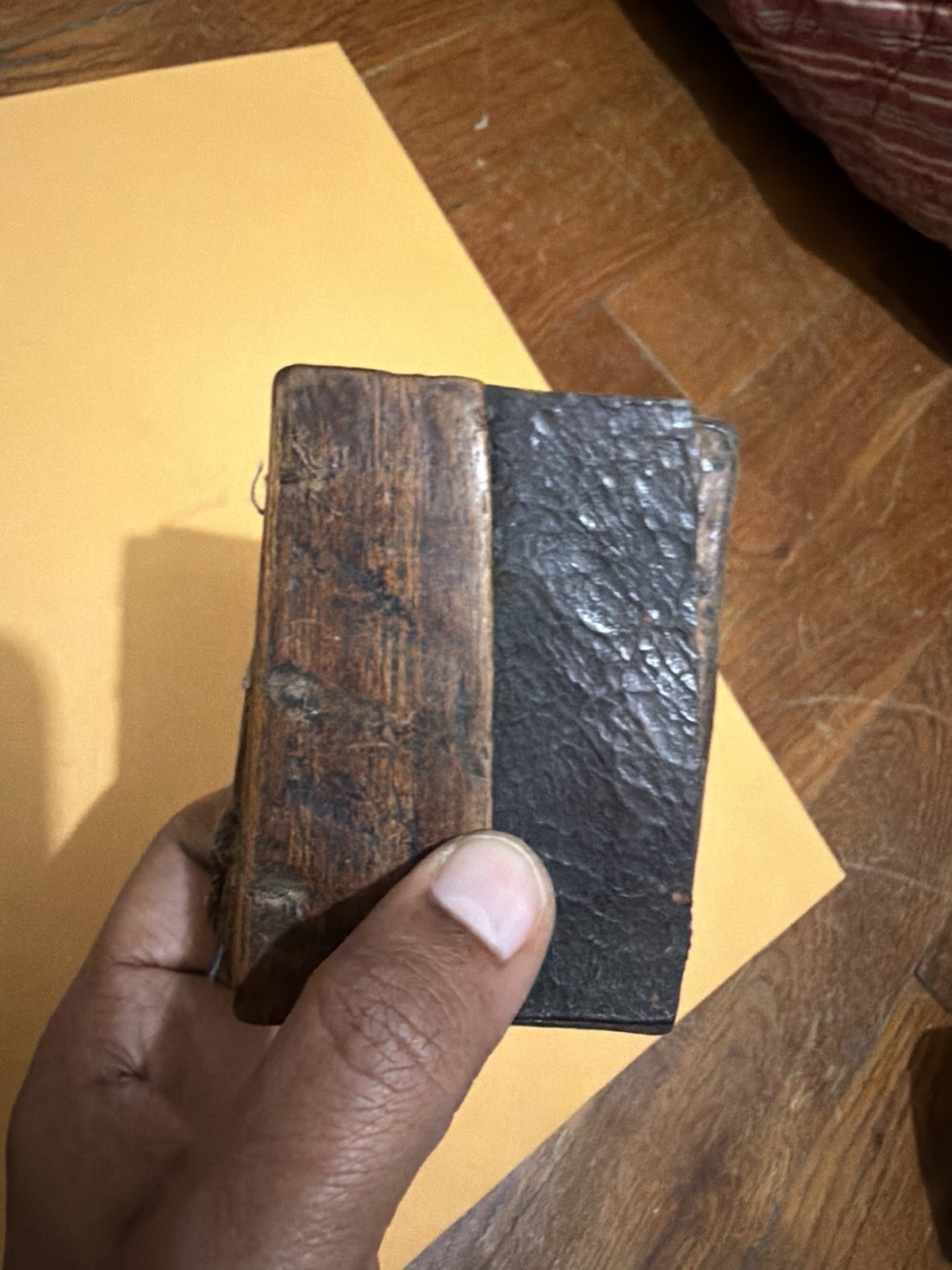 Antique Mini Ethiopian Bible – Ge’ez Script on Vellum Hand-written