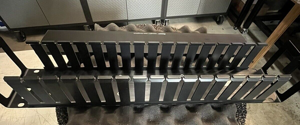 (1) PANDUIT WMPHF2 Cable Management System Black Metal.