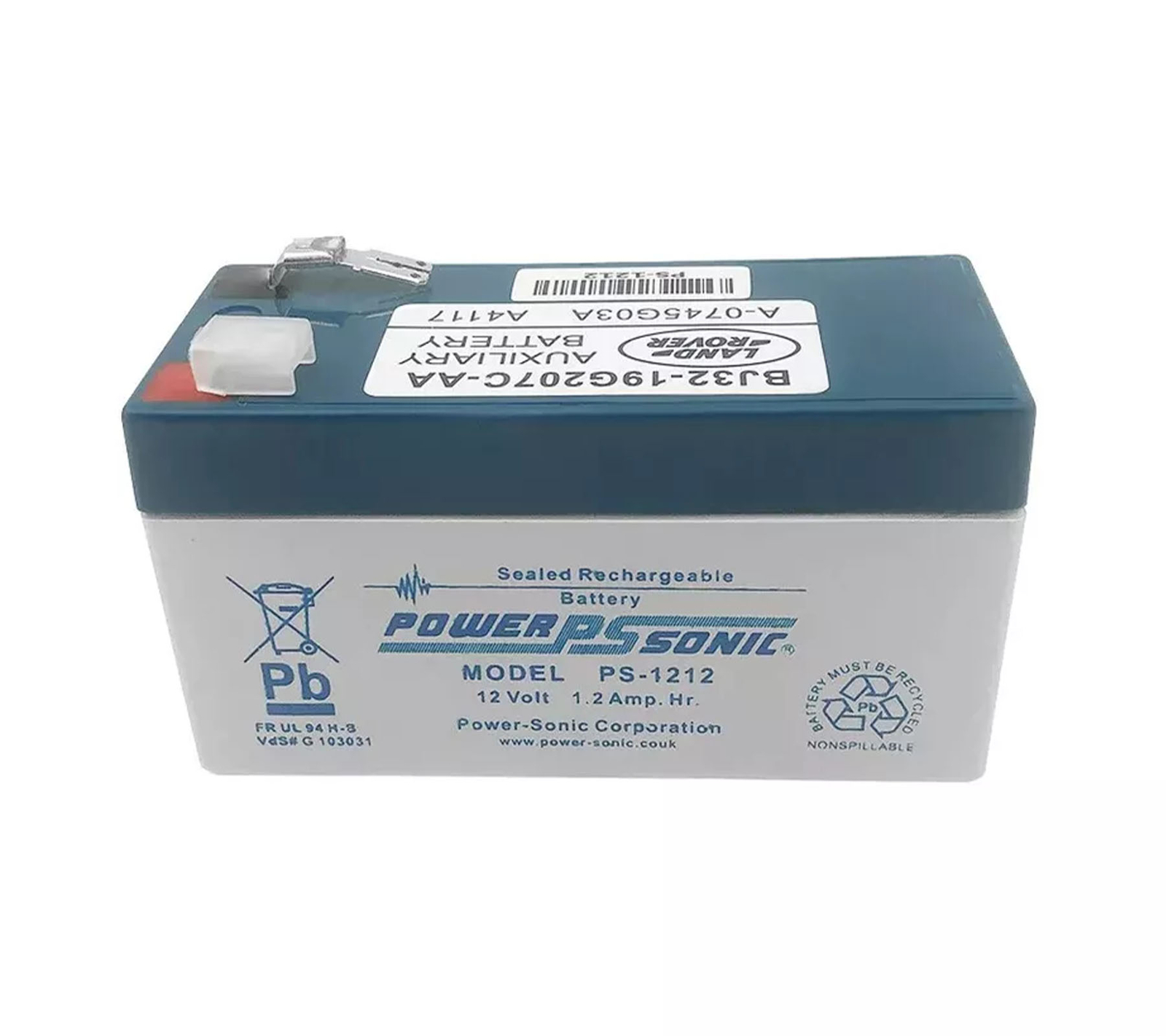 Power Sonic Dash Auxiliary Battery For Land Range Rover Evoque LR024953 PS-1212