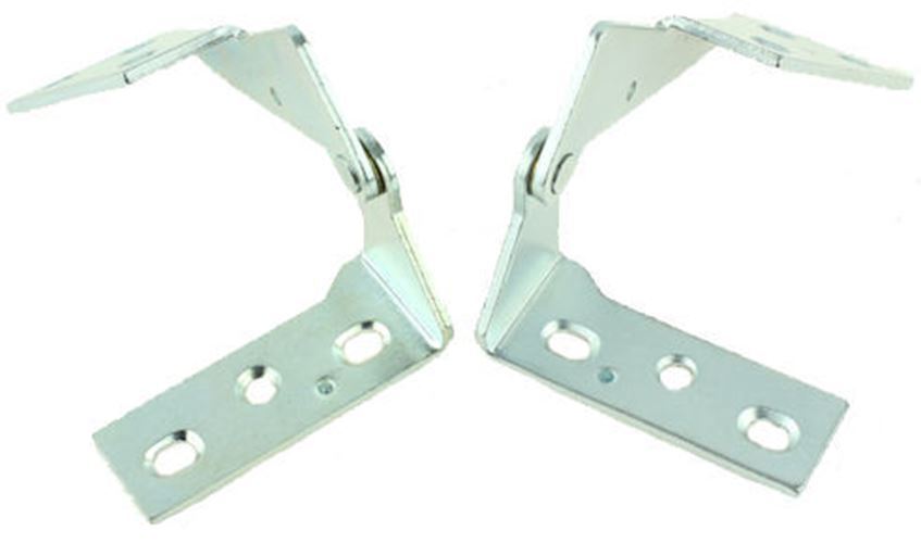 Pair (Left & Right) Overlay Pivot Hinges for 3/4" Cabinets