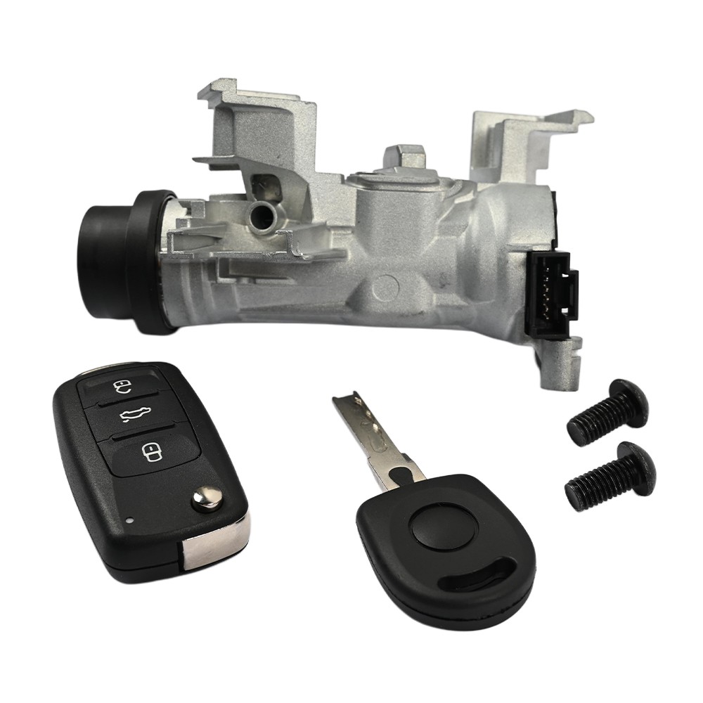 Ignition Switch Lock Assembly For VW Jetta 12-19 W/REMOTE Control KEY SHELL