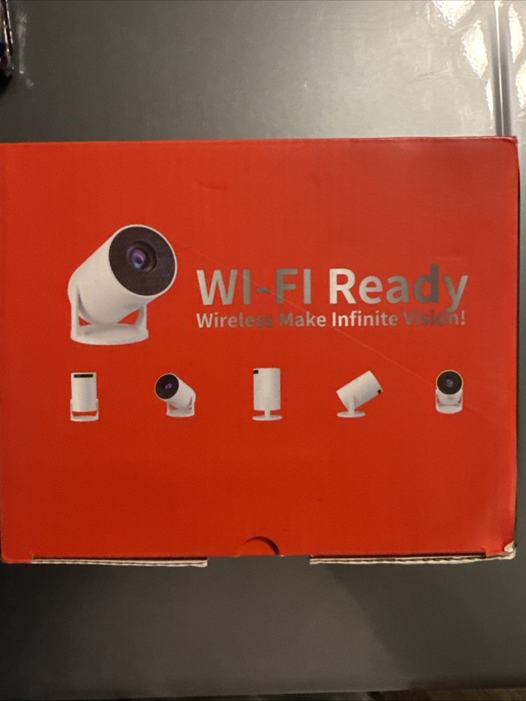 Rotundity Mini Projector Wi-Fi  Ready Large Screen Screen Mirror High Definition