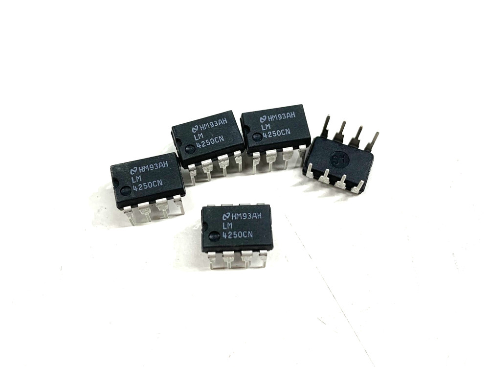 5QTY National Semiconductor LM4250CN IC Programmable Operational Amplifier DIP 8