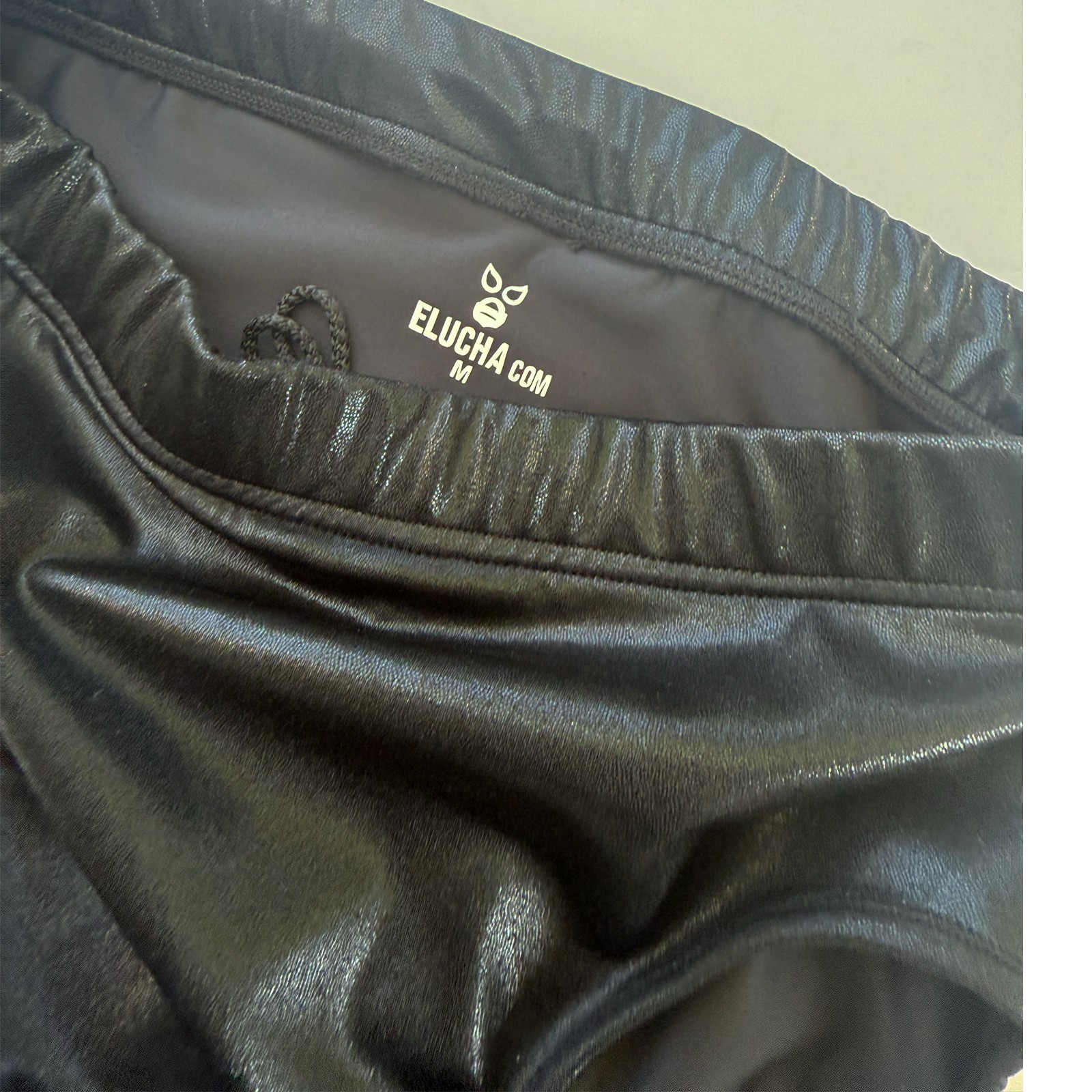 Pro Grade Wrestling Solid Black Wrestling trunks tights gear