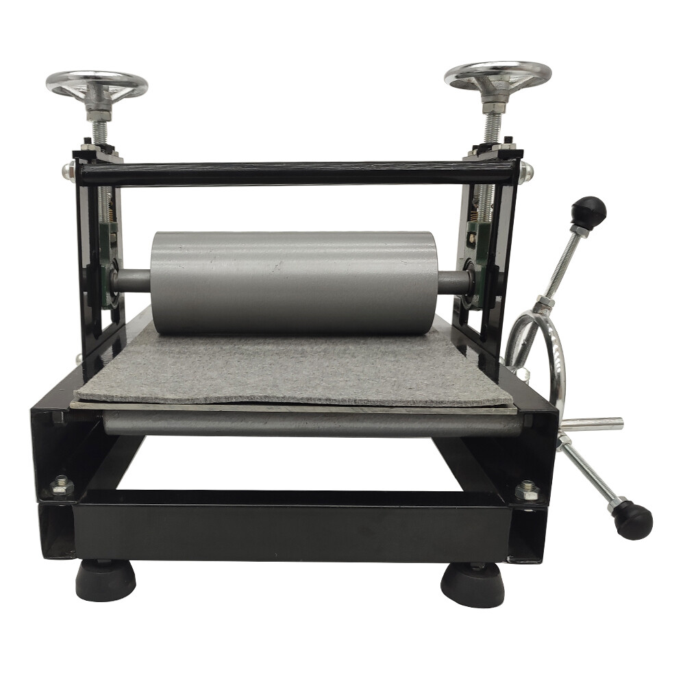 Adjustable Tabletop Slab Roller Engraving Press PrintMaking Machine w/ Handwheel