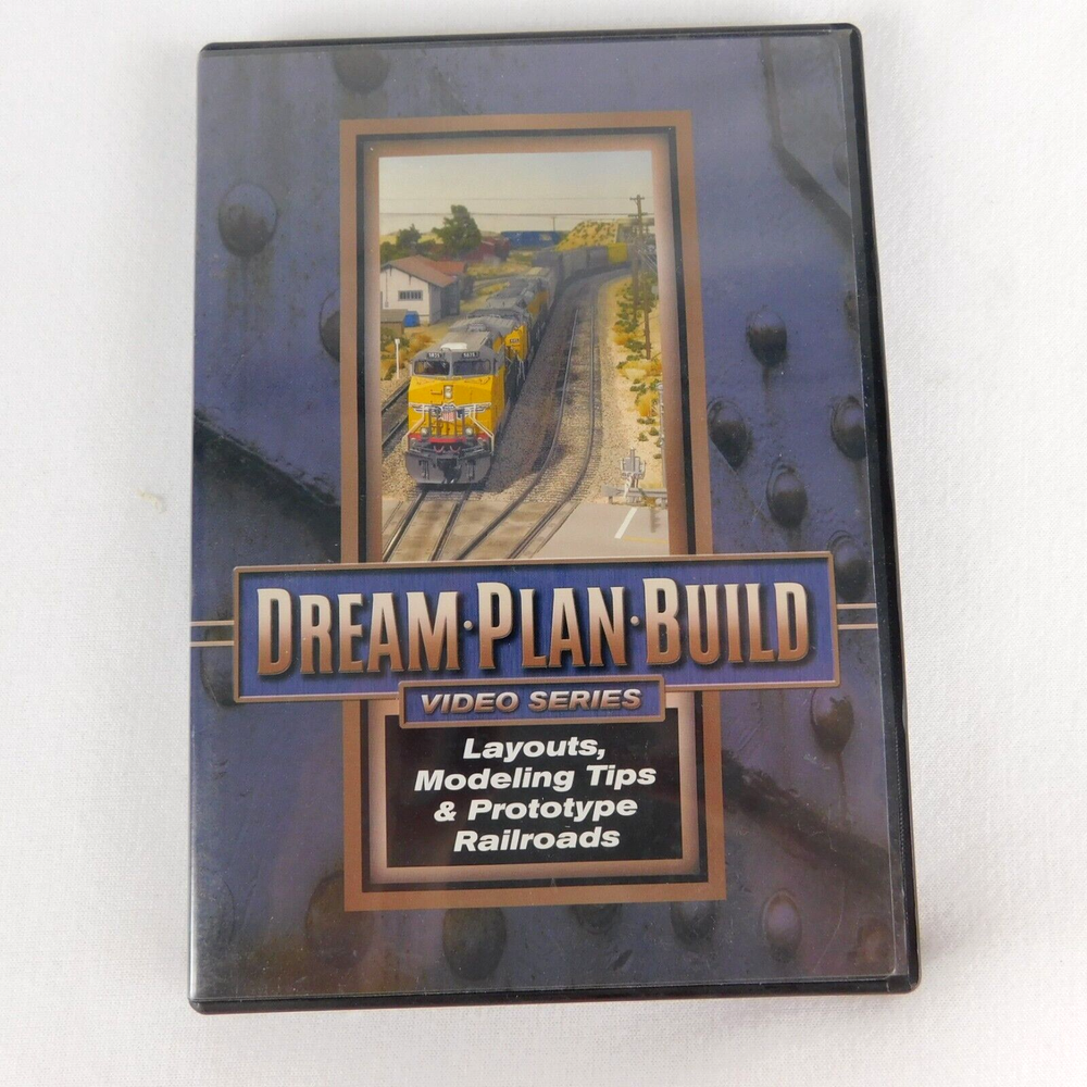 Dream Plan Build Layouts Modeling Tip & Prototype Railroads DVD Model Trains