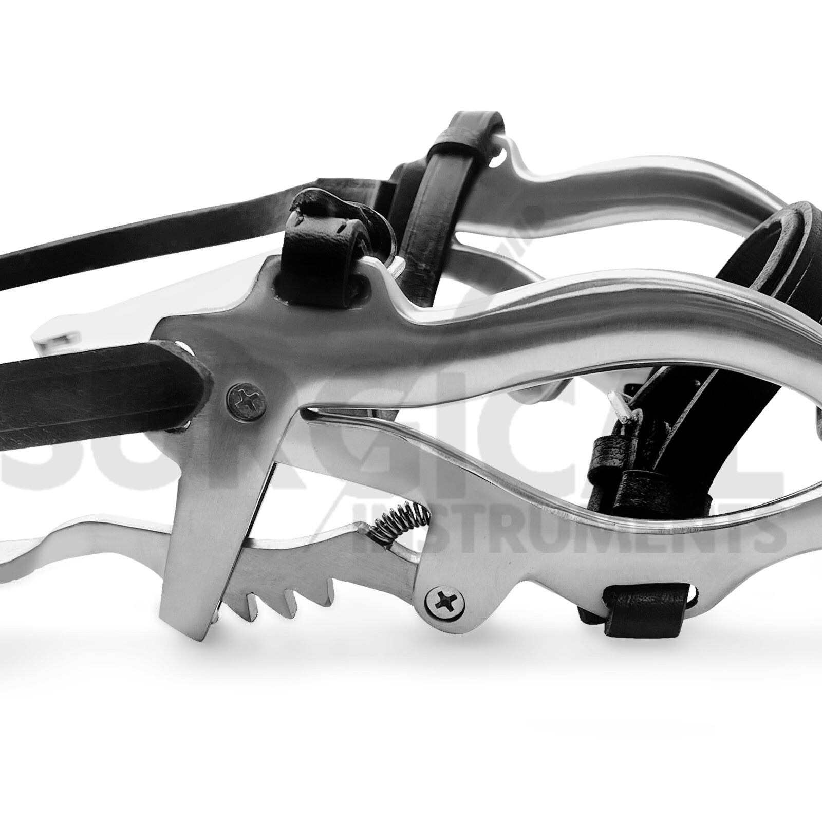 Equine Dental Speculum Horse Mouth Gag Stainless Leather McPherson German Grade