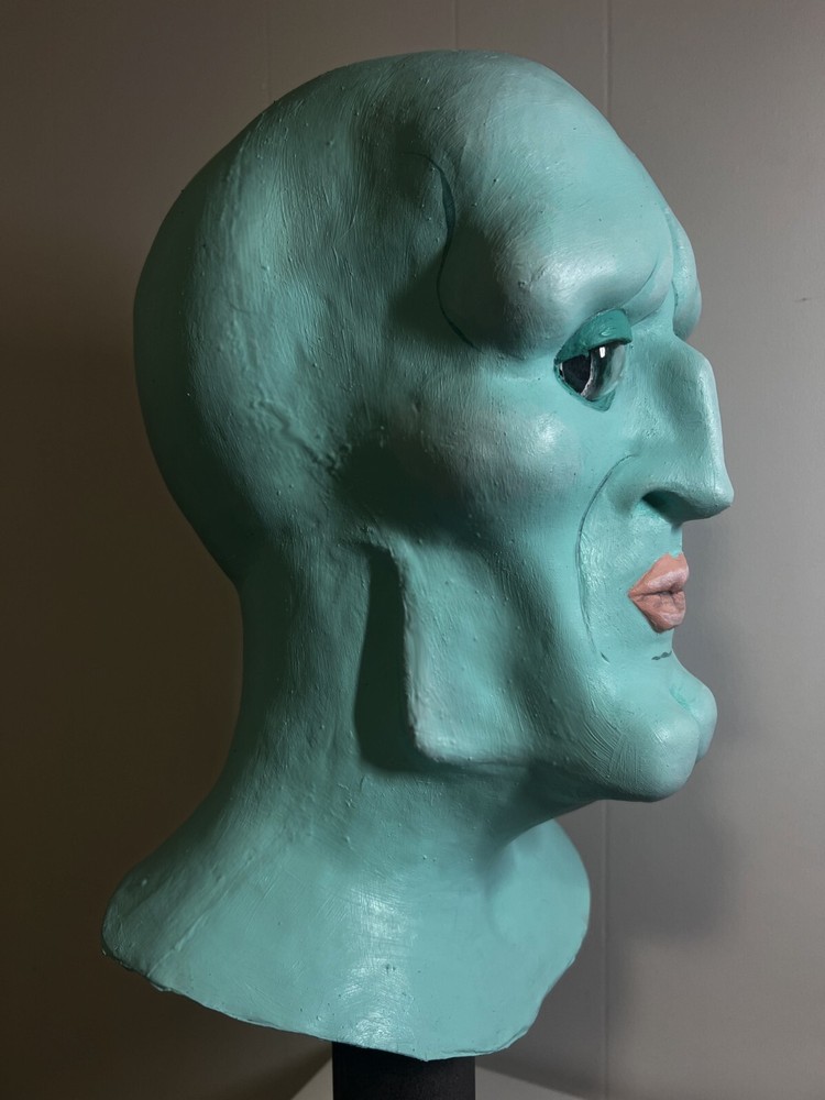 Handsome Squidward latex mask
