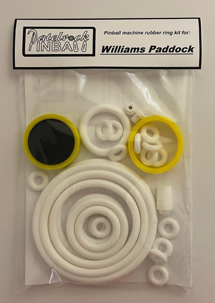 1969 Williams Paddock Pinball Machine Rubber Ring Kit