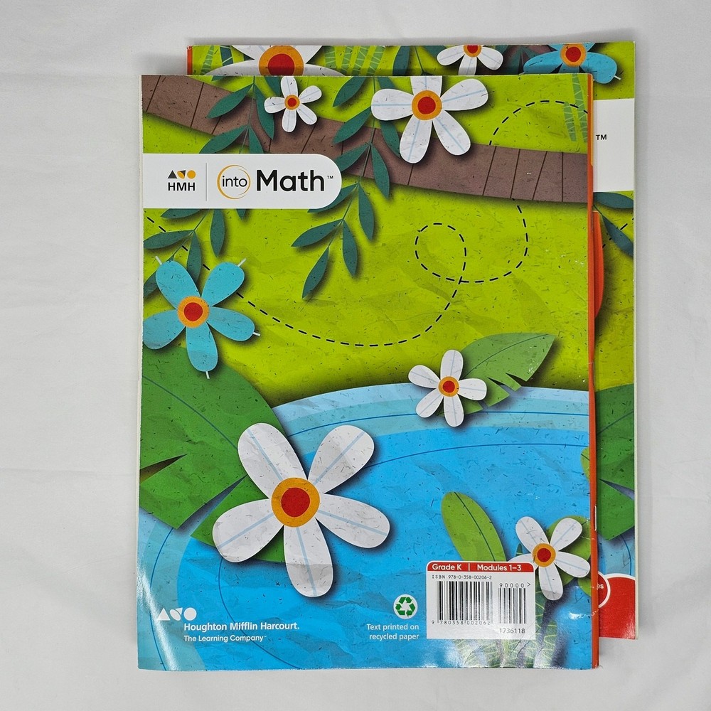 Kindergarten Student Workbooks HMH Into Math Modules 1-6 Homeschool Classroom