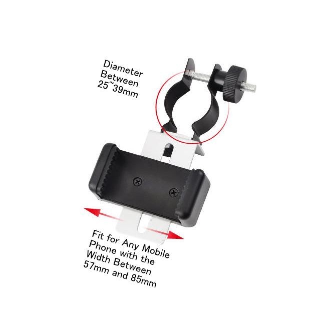 Universal Mobile Cell Phone Adapter Clip Mount Holder for Telescope Microscope