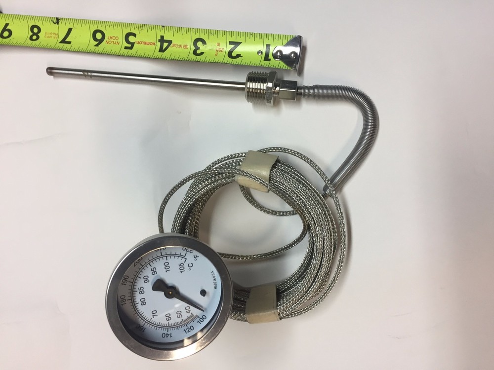 Weiss instruments model W thermometer 23FT long
