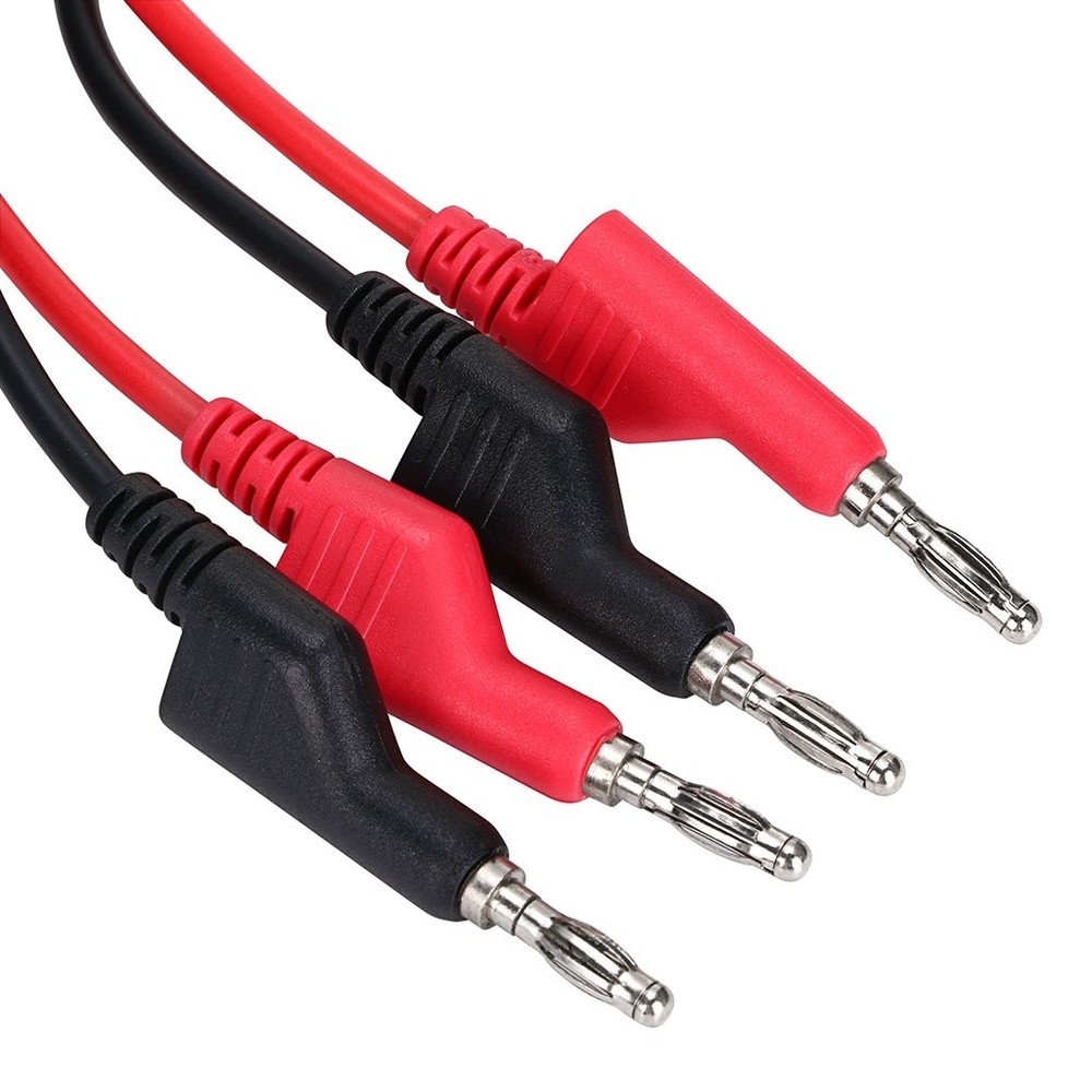 Sumnacon Stackable Banana Plug Alligator Clip Pure