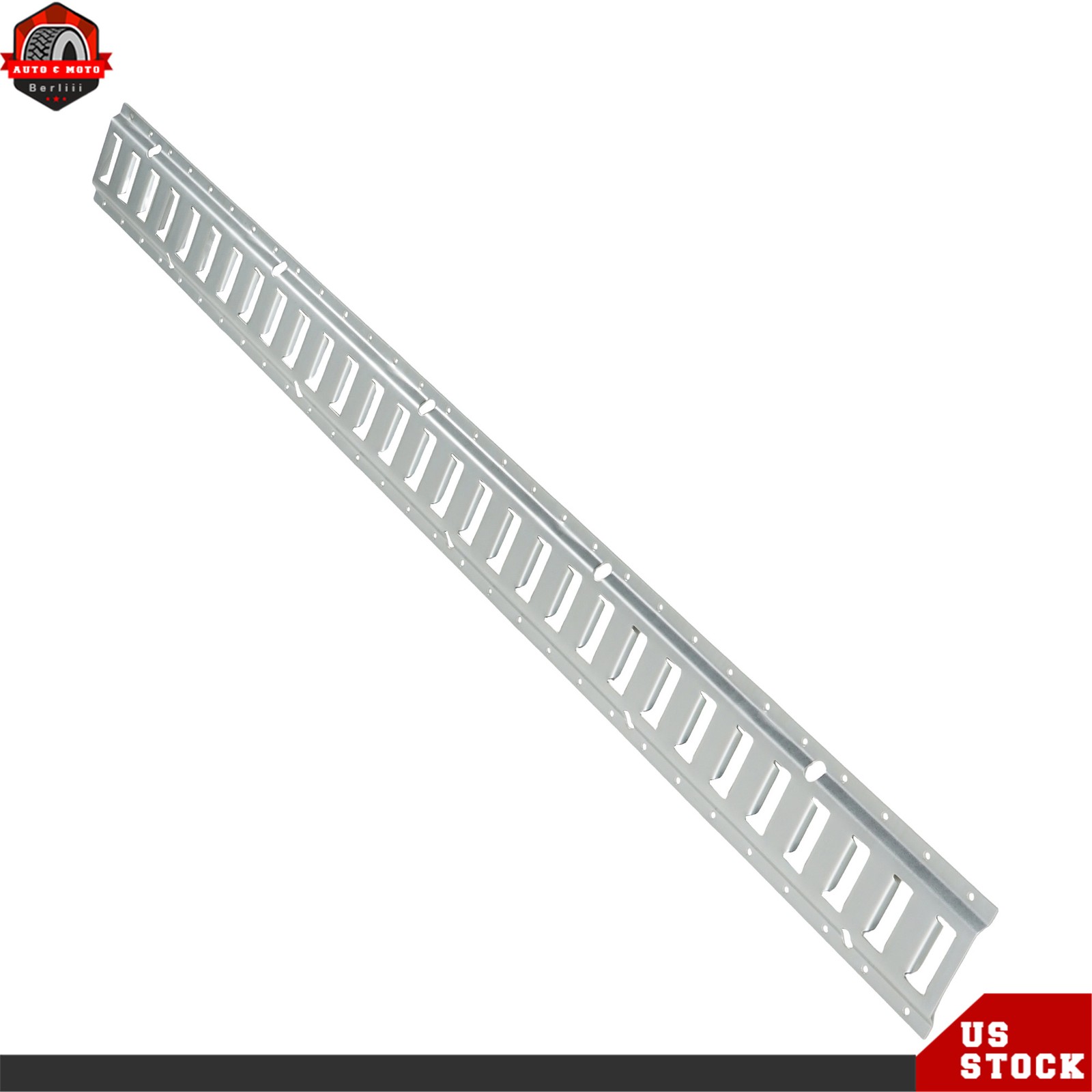 Fit For E Track Tie Down Rail Kit 5' E Track Rails Enclosed Cargo Trailer 34 PCS