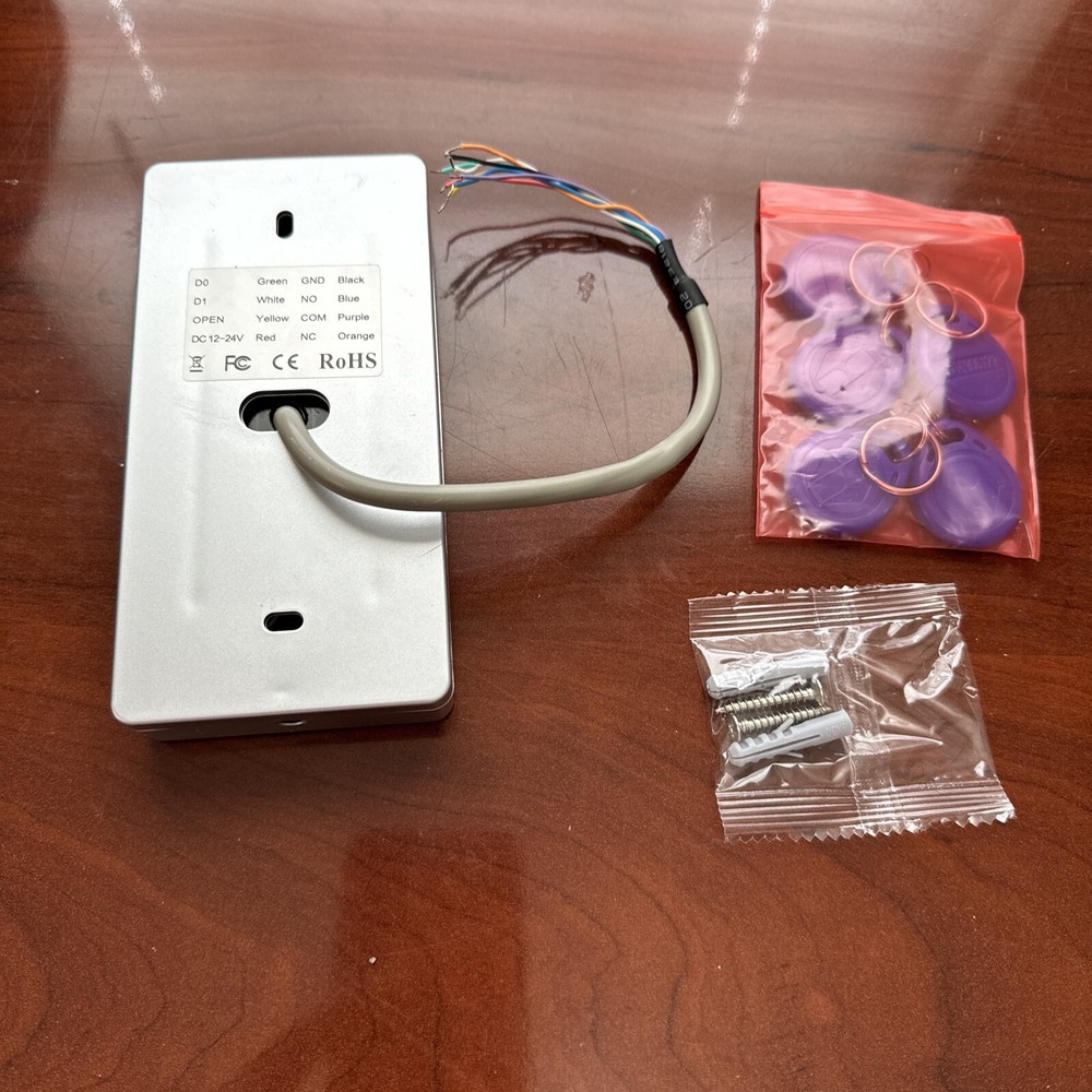 Fingerprint ID 125KHz Door Access Reader Touchpad Control Waterproof (C4)
