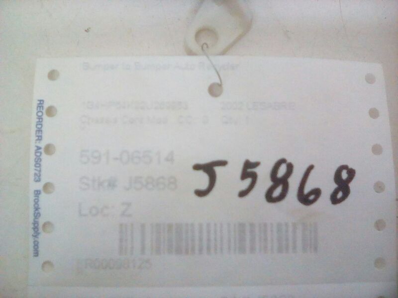 LESABRE 2002 Chassis Control Module 98125