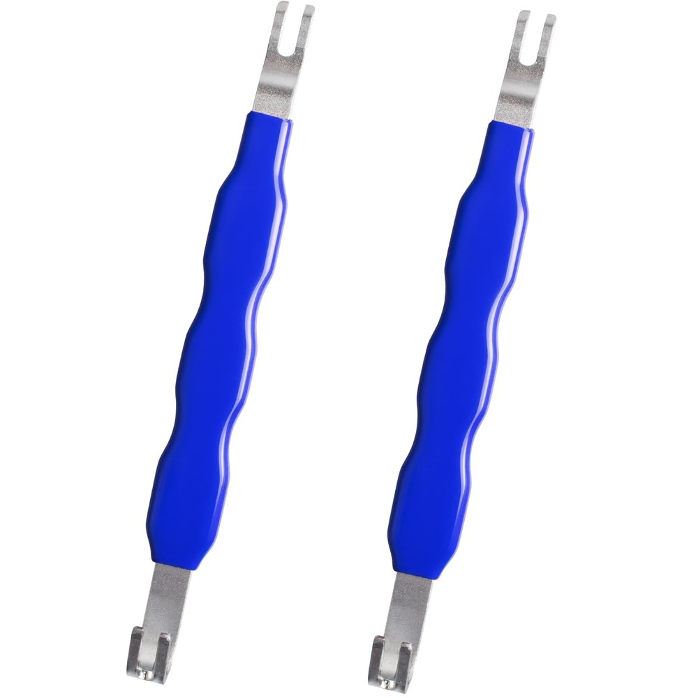 2 Pcs Automotive Electrical Terminal Connector Separator Removal Tool, Blue