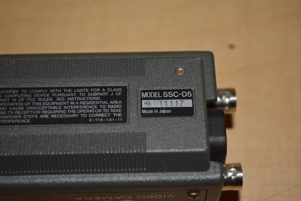 Sony SSC-D5 CCD Video Camera "TBD"