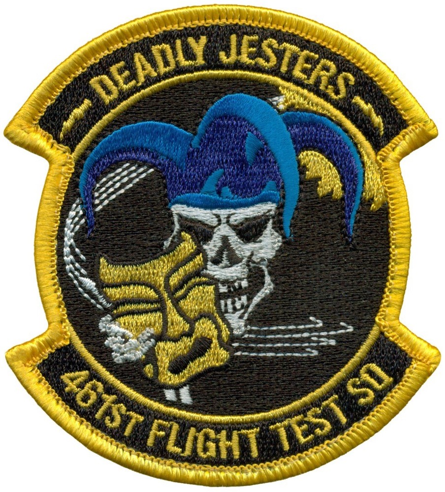 USAF 	461st FLIGHT TEST SQUADRON PATCH - NEW