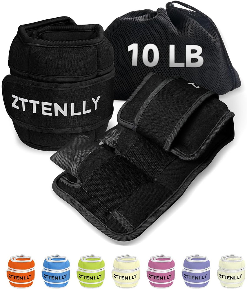 5 10 20lbs Adjustable Arm Leg Weights Wrist Ankle Exercise Gym Workout Training