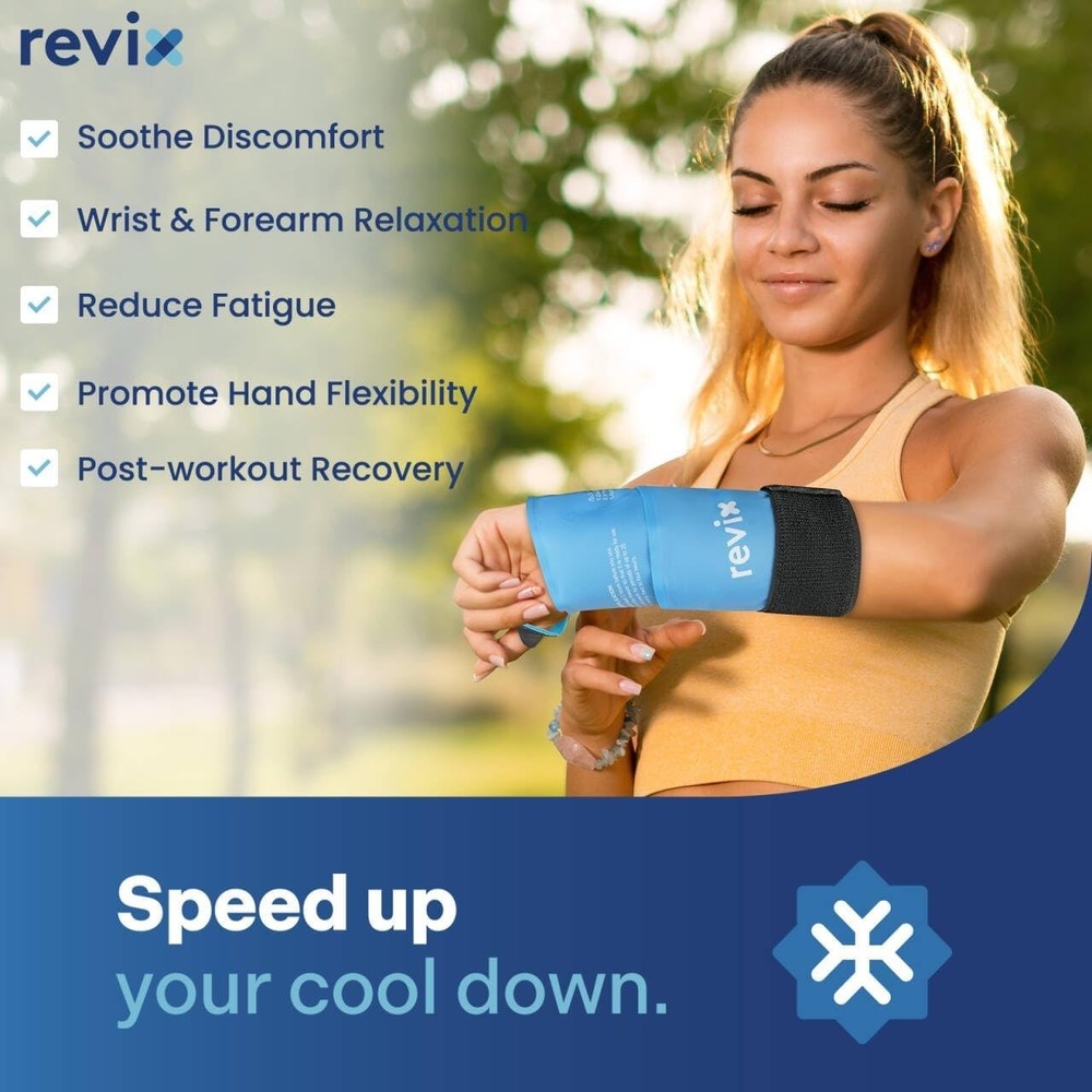 Reusable 24-Inch Wrist Ice Pack with Double Texture - Enhanced Recovery Solution