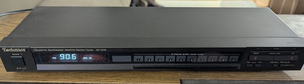 Technics Quartz Synthesizer AM/FM ST-S78 *Tested Working*
