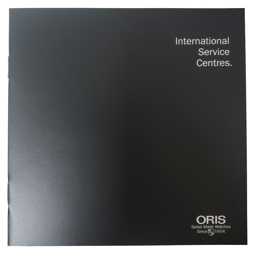 Oris Watch Product Manual Instruction Booklet