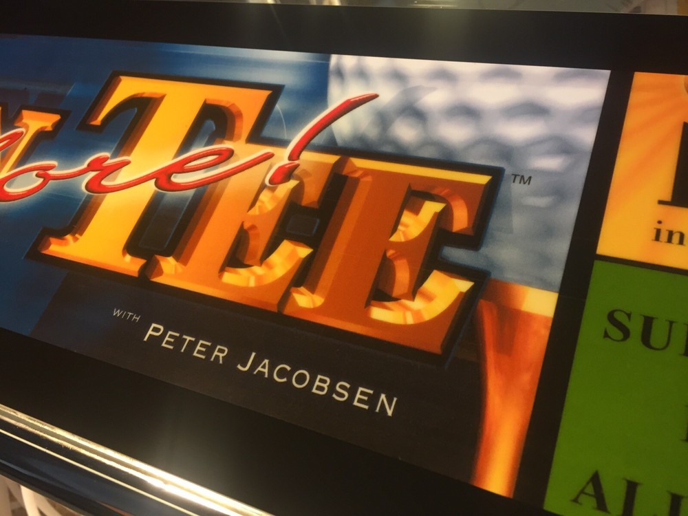 Golden Tee Fore! Arcade Marquee 26" x 6.9"