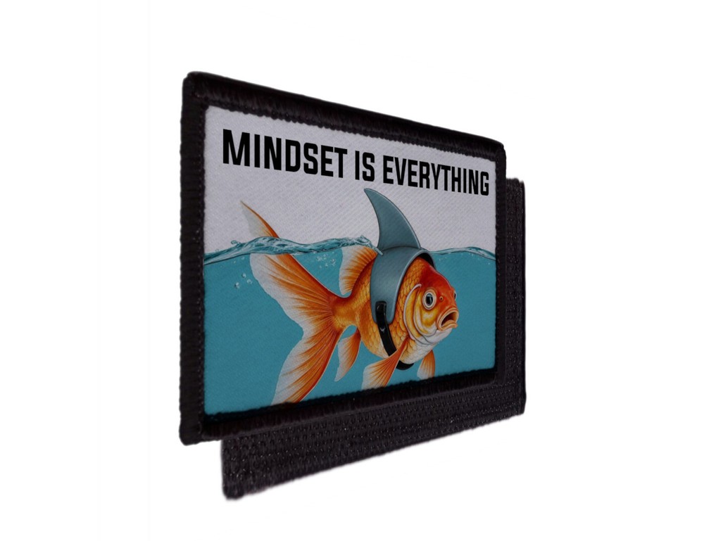 Mindset is Everything Think Big Fish Shark Patch Morale Hook [sub]