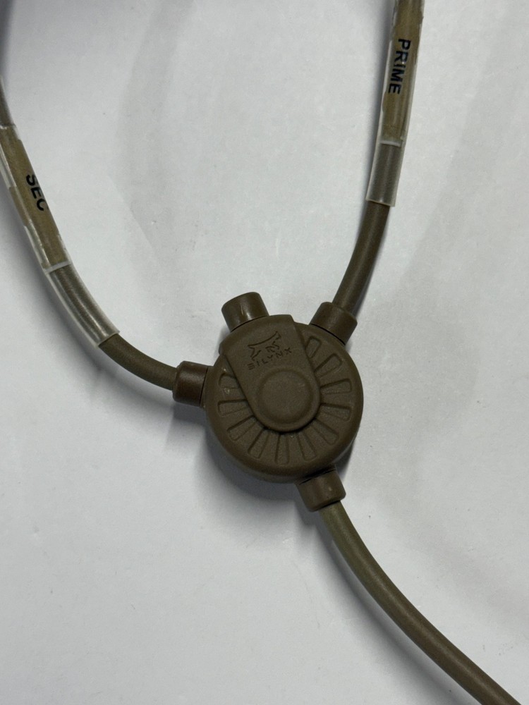 Silynx Communications Dual Comms Splitter Adaptor Cable Tan CA0175-01
