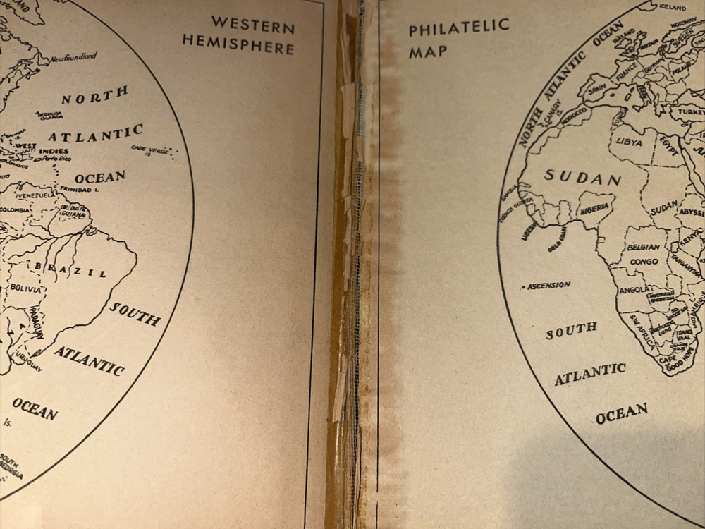 The Modern Collectors Postage Stamp Album Whitman Publishing is Used Age Damage