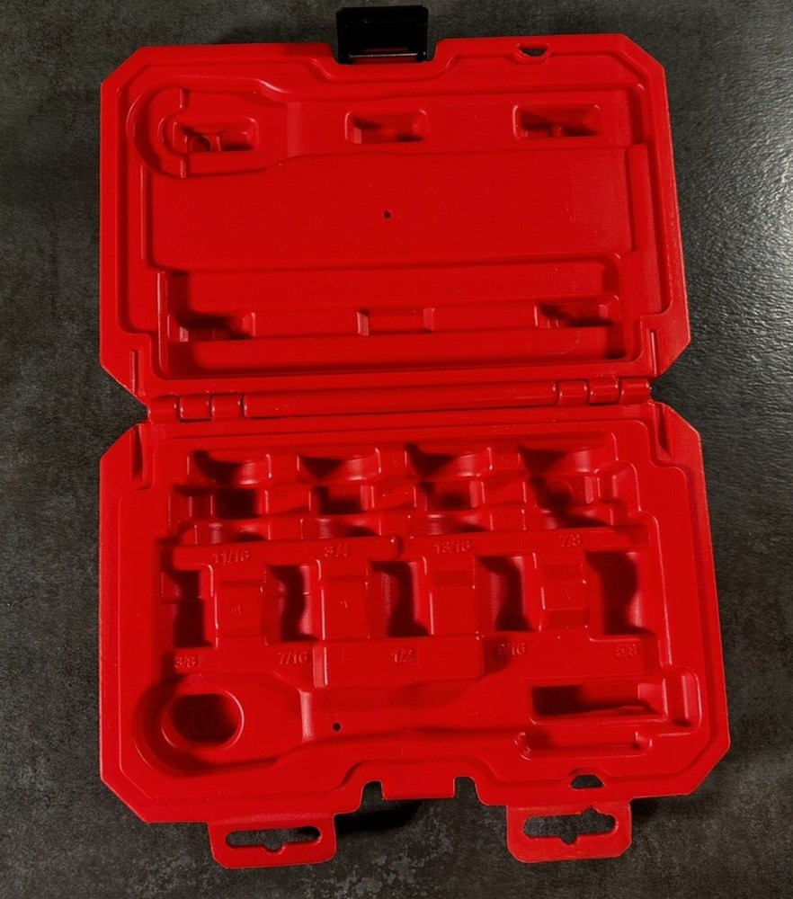 EMPTY CASE CRAFTSMAN 10 pc SAE 3/8 DRIVE RATCHET SOCKET CASE