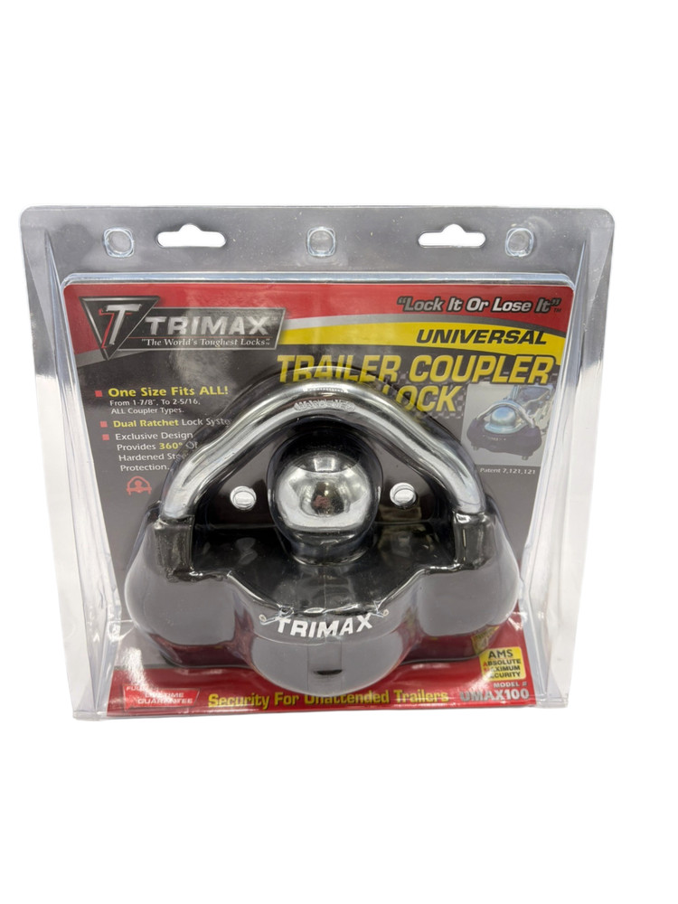 Trimax Keyed Alike Trailer Lock Set 3-Pack