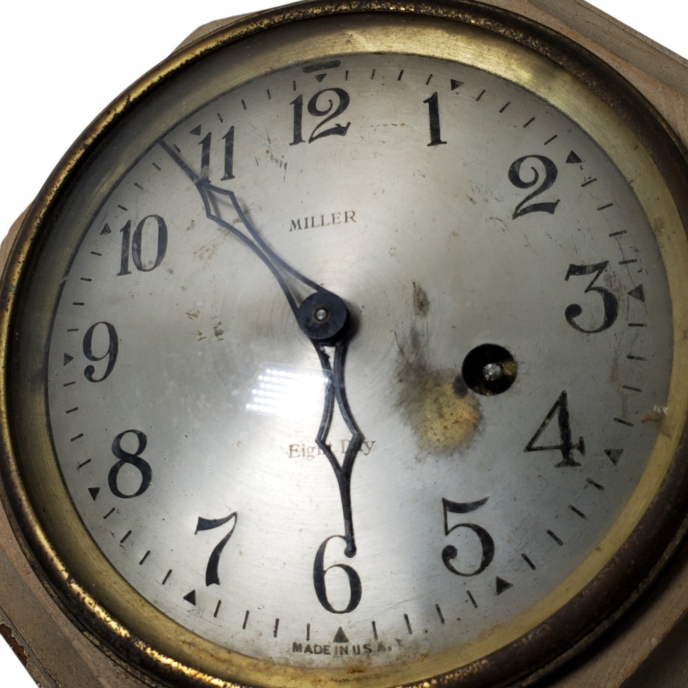 Antique Sessions Miller Octagonal 8.5" Kitchen Wall Clock