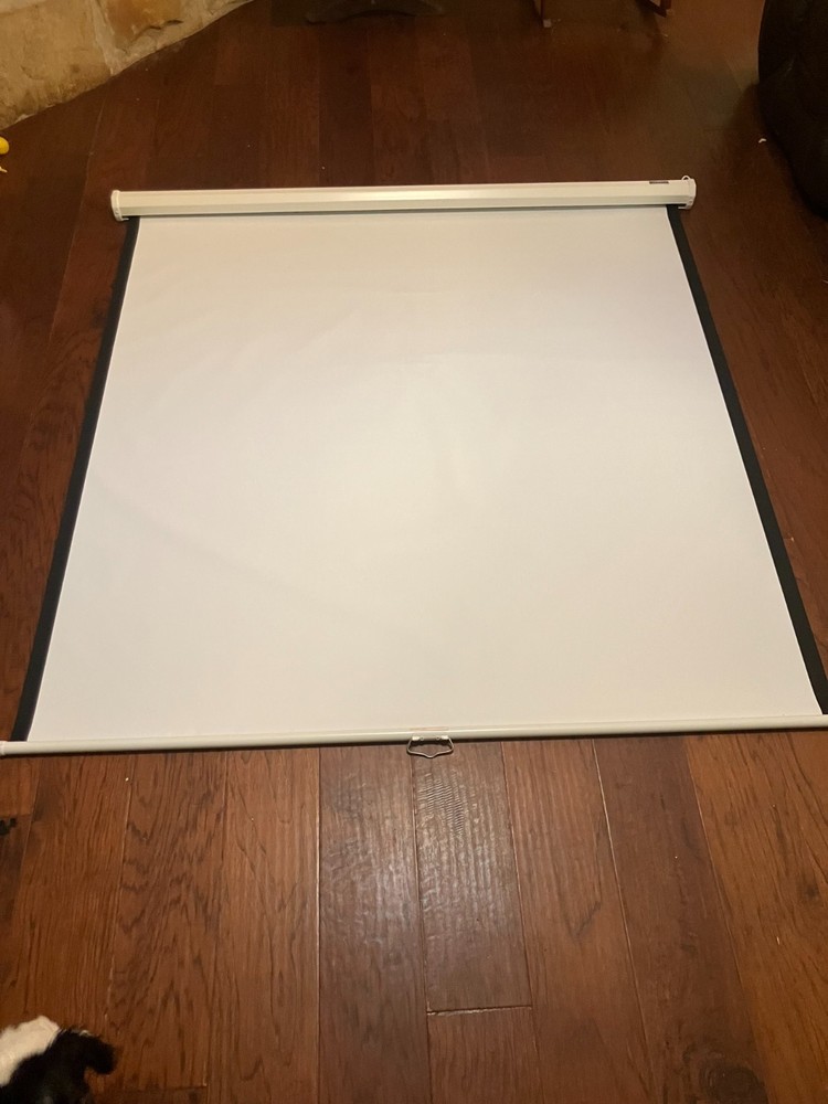 DA-LITE projection screen Model B with Controlled Screen Return 60" X60" *NIB*