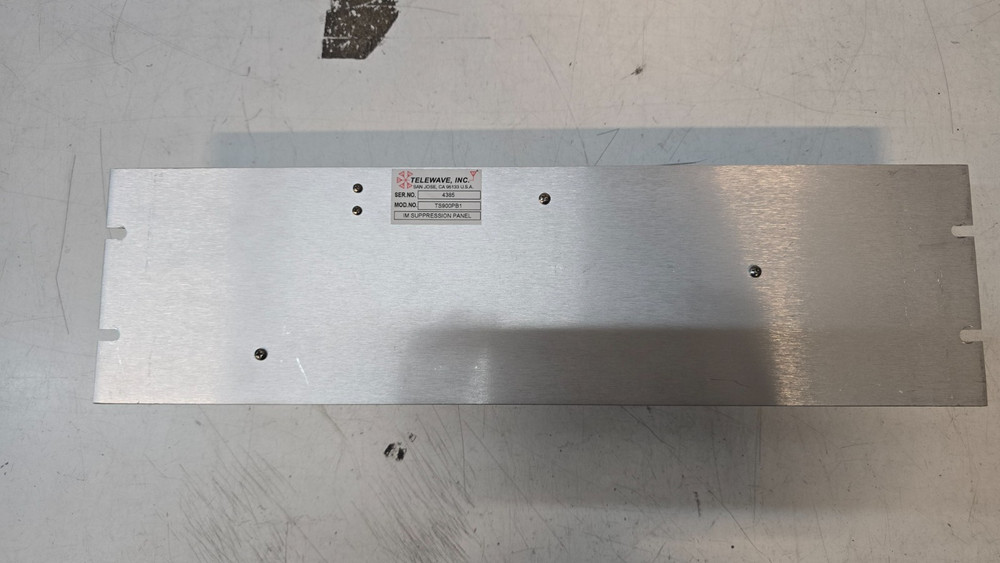 Telewave Dual Isolator w/Low Pass Filter IMD Panel - Used