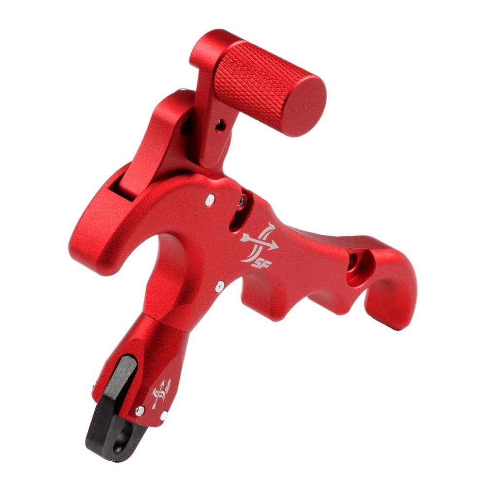 Bow Release for Compound Bow 4-Finger Archery Trigger, 360 Rotatable Thumb Aid